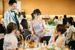 結婚式　持ち込み撮影　披露宴　カラードレス　ハイアットリージェンシー