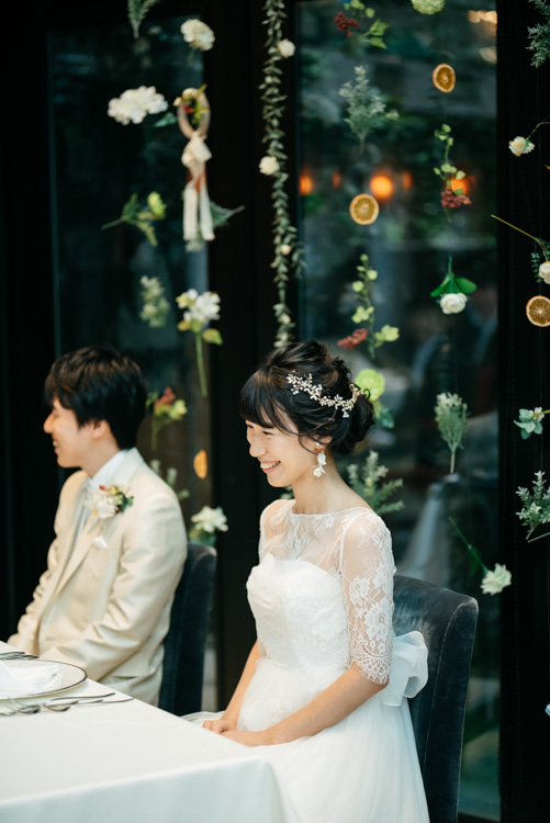 青山エリュシオンハウス　結婚式の外注持ち込みカメラマン　新婦