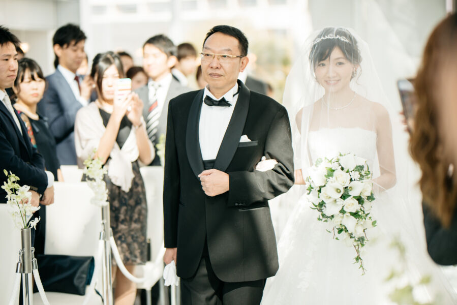 シェラトングランデ東京ベイ　結婚式　挙式入場