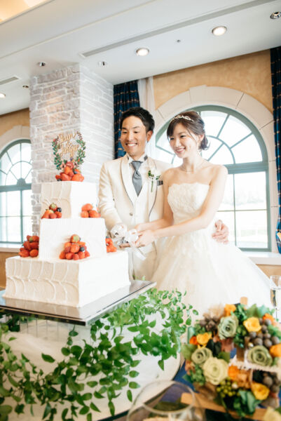 シェラトングランデ東京ベイ　結婚式　ケーキカット