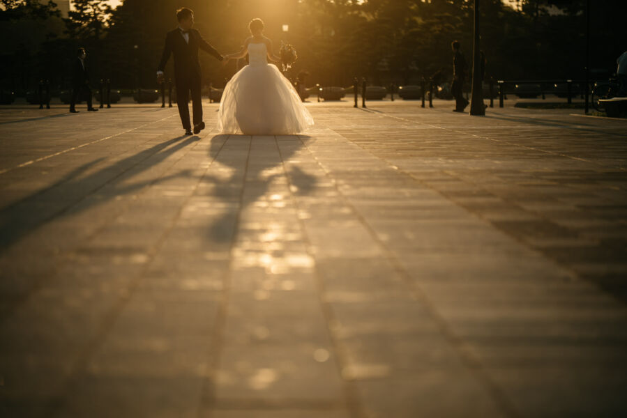 ウェディングドレス 前撮り ロケーションフォト東京 Fika and Fotos フィーカアンドフォトズ