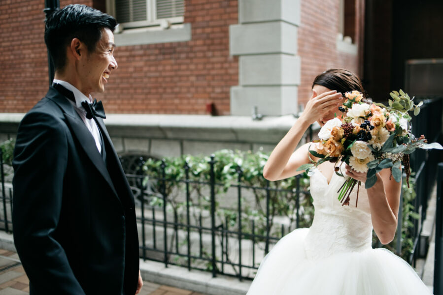 ウェディングドレス 前撮り ロケーションフォト東京 Fika and Fotos フィーカアンドフォトズ